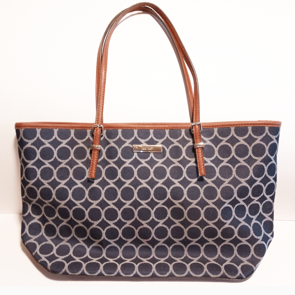 Nine West Tote with Faux Leather Trim